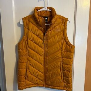 The North Face Burnt Orange Quilted Vest